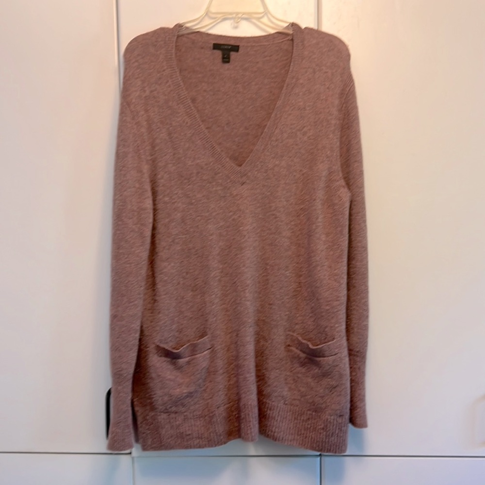 J Crew Deep V Neck Sweater